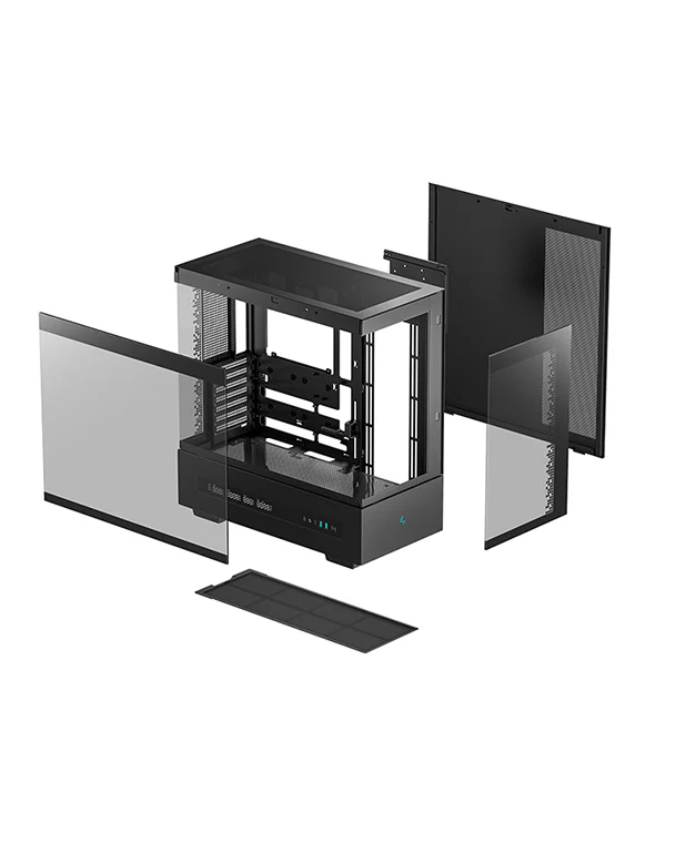 Deepcool CH690 Digital ATX Mid-Tower PC Case (Fans Not Included) - Black Deepcool CH690 Digital ATX Mid-Tower PC Case (Fans Not Included) - Black